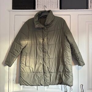 New Look Khaki Women's Puffer Coat
